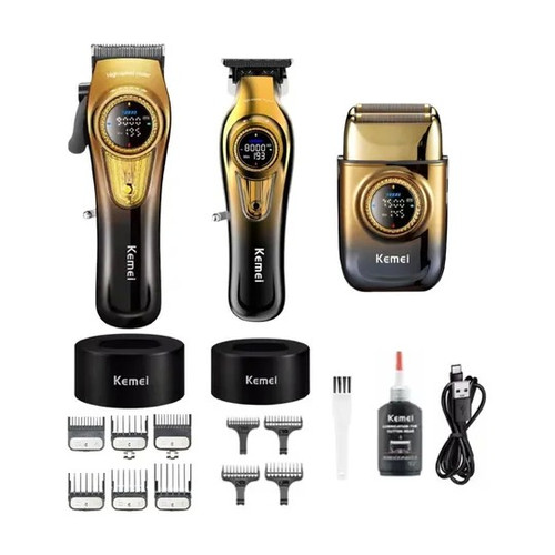 ماشین اصلاح کیمی مدل KM8557 مجموعه ۳ عددی