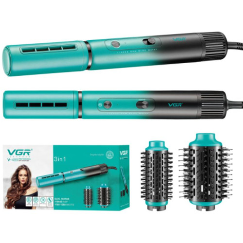سشوار برس دار چرخشی وی جی آر مدل V-489