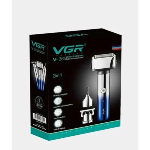 ماشین اصلاح وی جی آر مدل V-365 با تکنولوژی برش مستقیم و استیل ضد زنگ