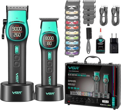 ماشین اصلاح وی جی آر V-885 S2 با تیغه سرامیکی و برش مستقیم