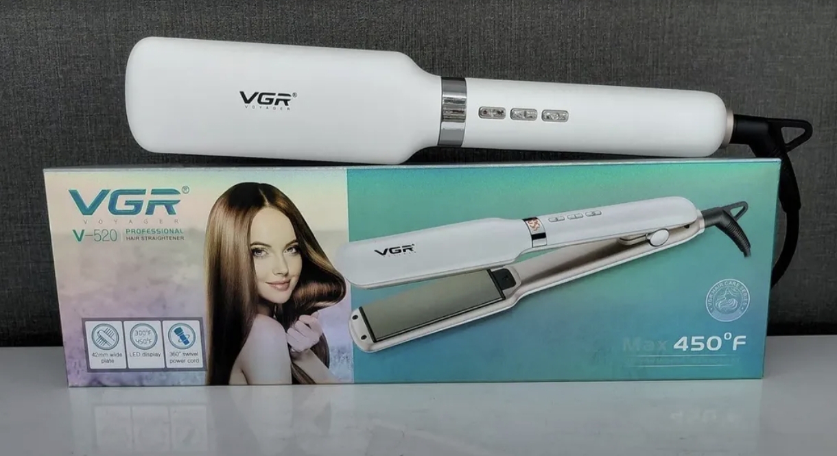 اتو مو وی جی آر مدل VGR-520 با صفحات سرامیکی و دما ۲۳۰ درجه