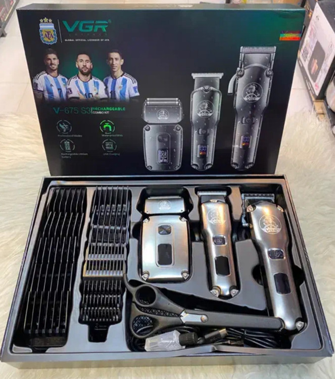 ماشین اصلاح 3 قلو وی جی آر مدل V-675 s3