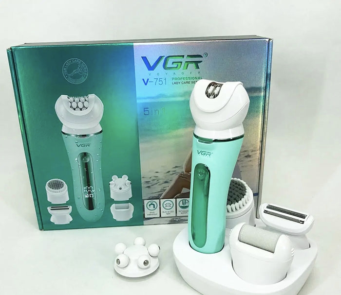 اپیلاتور ۵ کاره وی جی آر مدل V-751