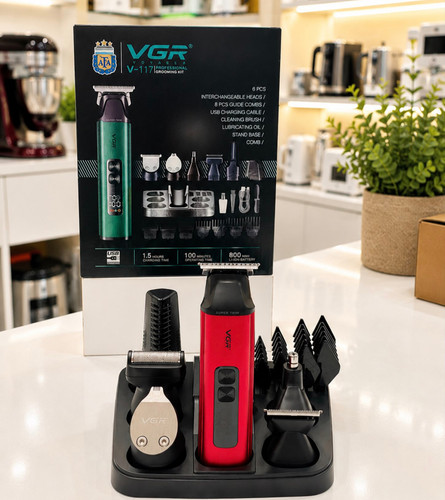 ماشین اصلاح وی جی آر مدل V-117 با تکنولوژی برش مستقیم و ضد آب