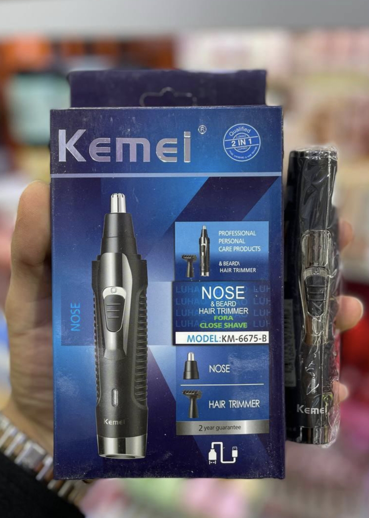 موزن گوش و بینی کیمی مدل KM-6675 دوکاره
