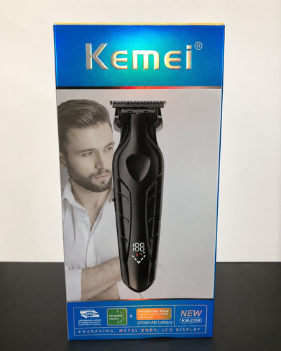 ماشین اصلاح کیمی مدل KM-2269 با تیغه کربن استیل و برش مستقیم