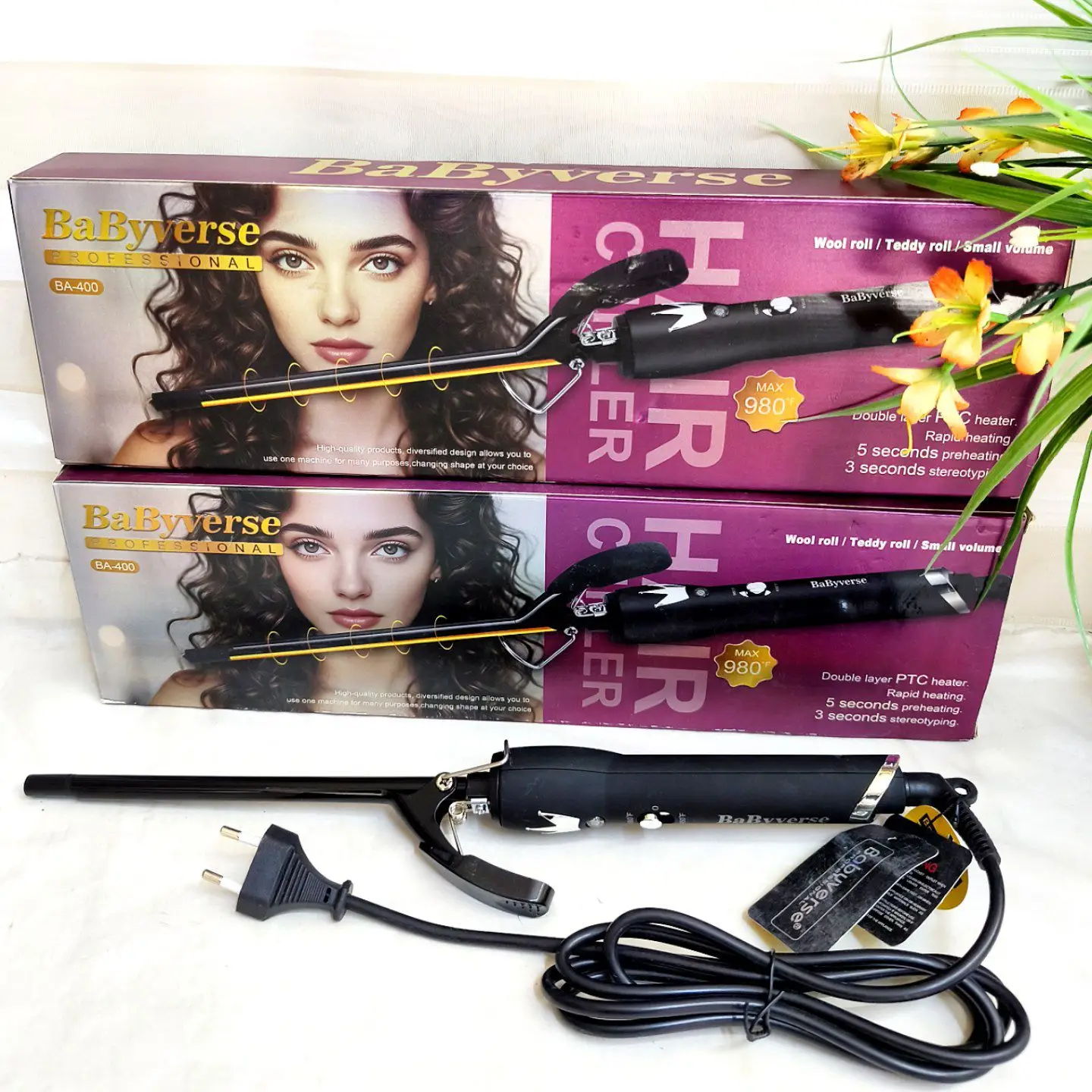 فر کننده مو بابی ورس 9 میل خودکاری مدل BA-400