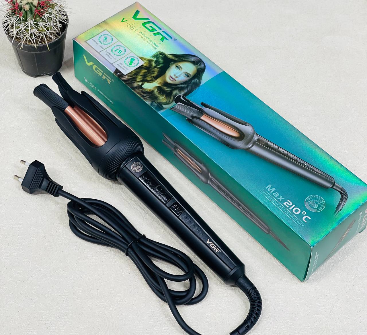فر کننده مو وی جی آر مدل V-581 جادویی و حالت دهنده