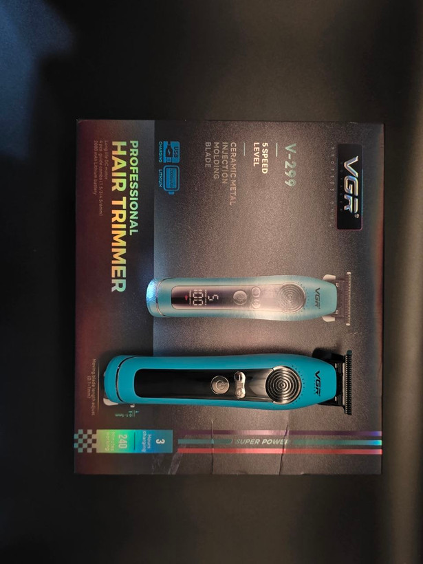 ماشین اصلاح وی جی آر مدل VGR-V299 با برش مستقیم و ۵ سطح سرعت