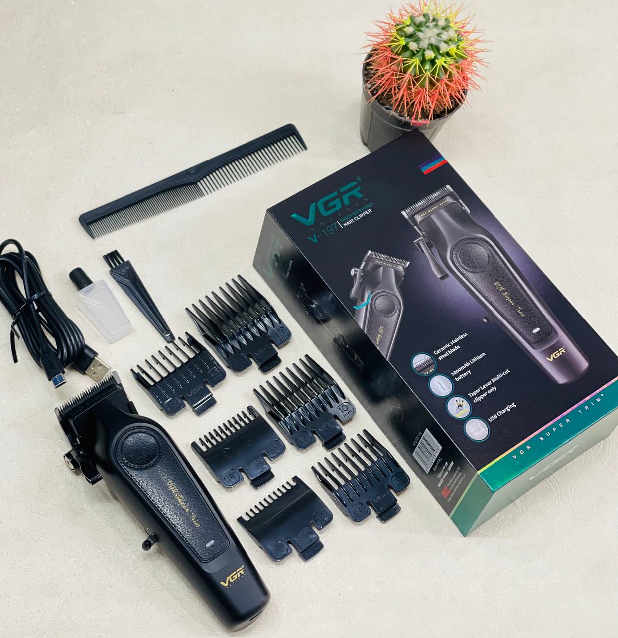 ماشین اصلاح وی جی آر مدل VGR V-197 برش مستقیم