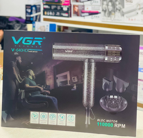 سشوار حرفه ای وی جی آر مدل V-640HD