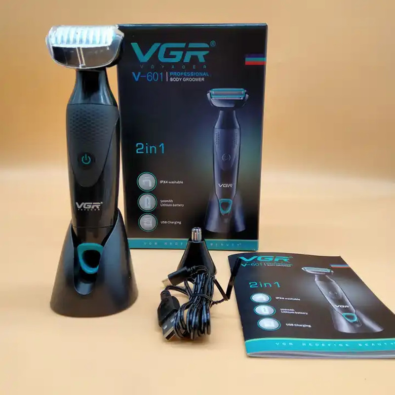 ماشین اصلاح وی جی آر مدل V-601 با تکنولوژی برش مستقیم و ضد آب