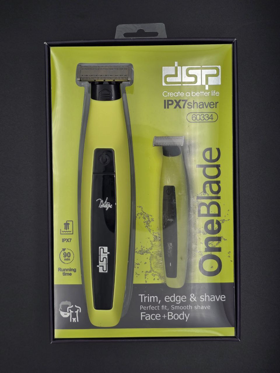 ماشین اصلاح دی اس پی مدل DSP-60334 با برش مستقیم و ضد آب